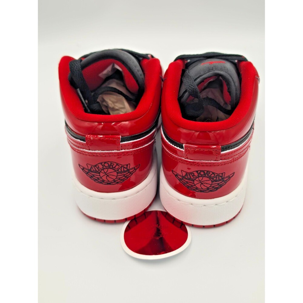 NIKE AIR JORDAN 1 LOW SE GS BLACK VARSITY RED WHITE 5Y 6W HV4396-006 NEW - Picture 4 of 7